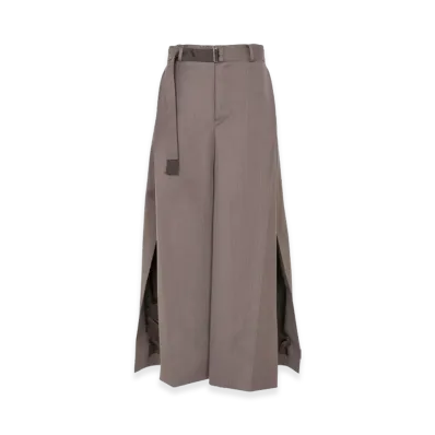 sacai Doeskin Skirt "Taupe"