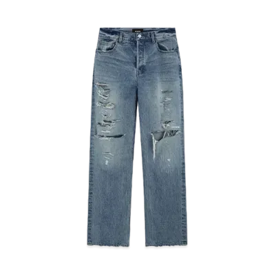 WE11DONE Distressed Denim Pants "Blue"