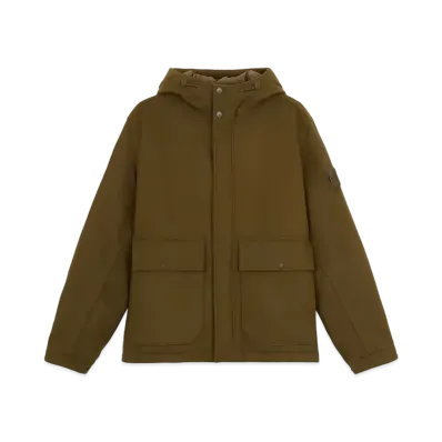 Stone Island 454F4 Wool Nylon Flannel_Stone Island Ghost "Military Green"