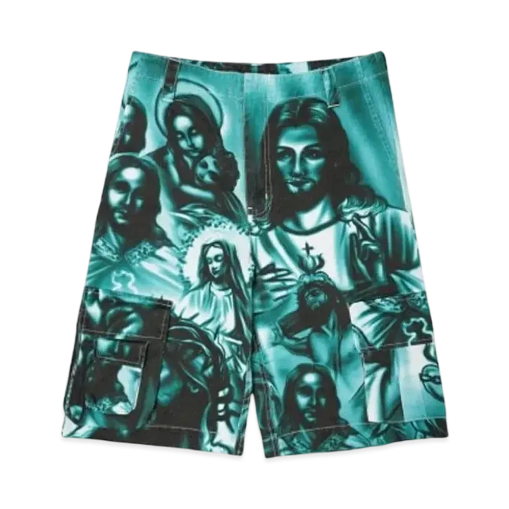 Gerrit Jacob CARGO SHORTS "GREEN/BLACK"