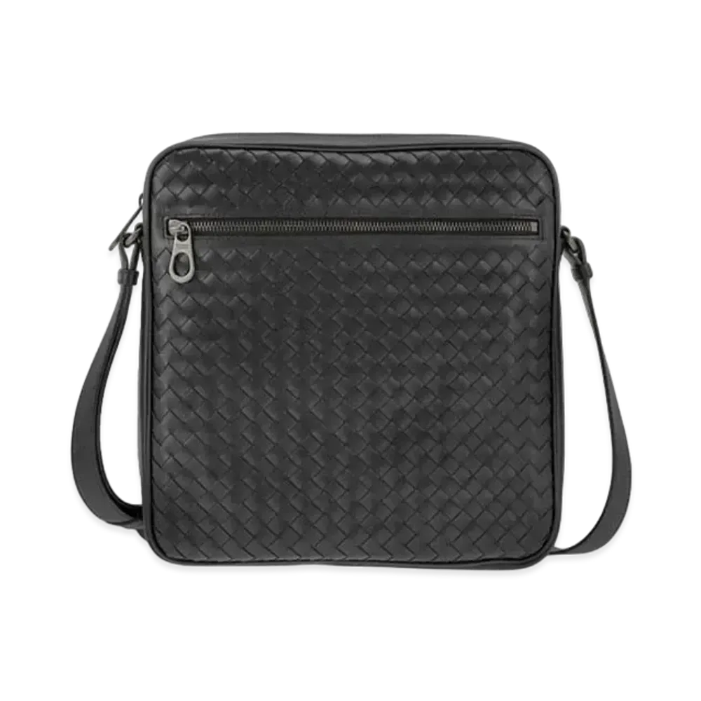 Bottega Veneta Lambskin Shoulder Bag "Black"