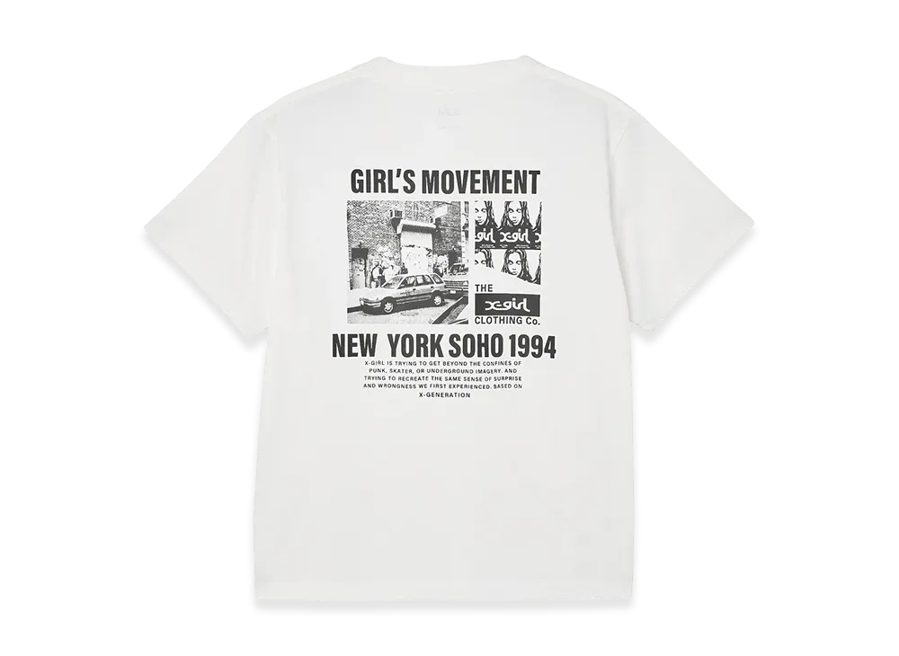 X-Girl History S/S Tee "White"