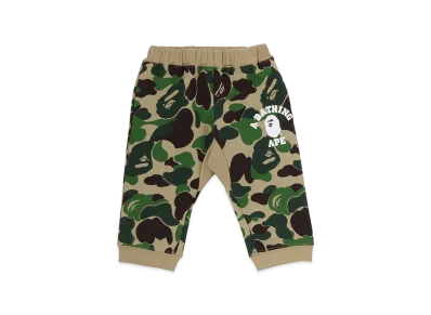 A BATHING APE Kids ABC Camo College Baby Pants "Green"