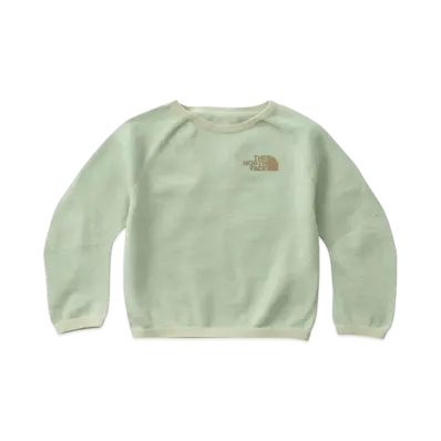 The North Face Baby Long Sleeve Cradle Cotton Crew "Misty Sage"