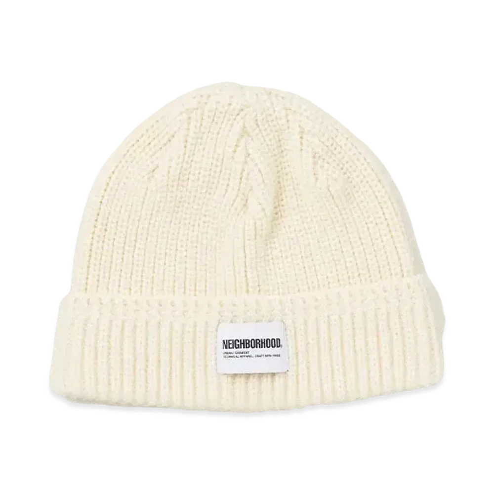 NEIGHBORHOOD JP Beanie "Ivory"