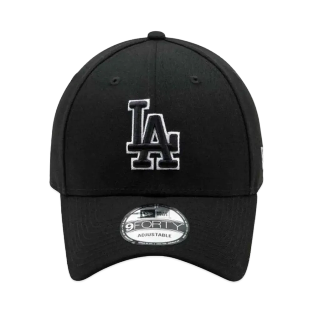 NEW ERA 9Forty MLB Out Line Logo Los Angeles Dodgers "Black"