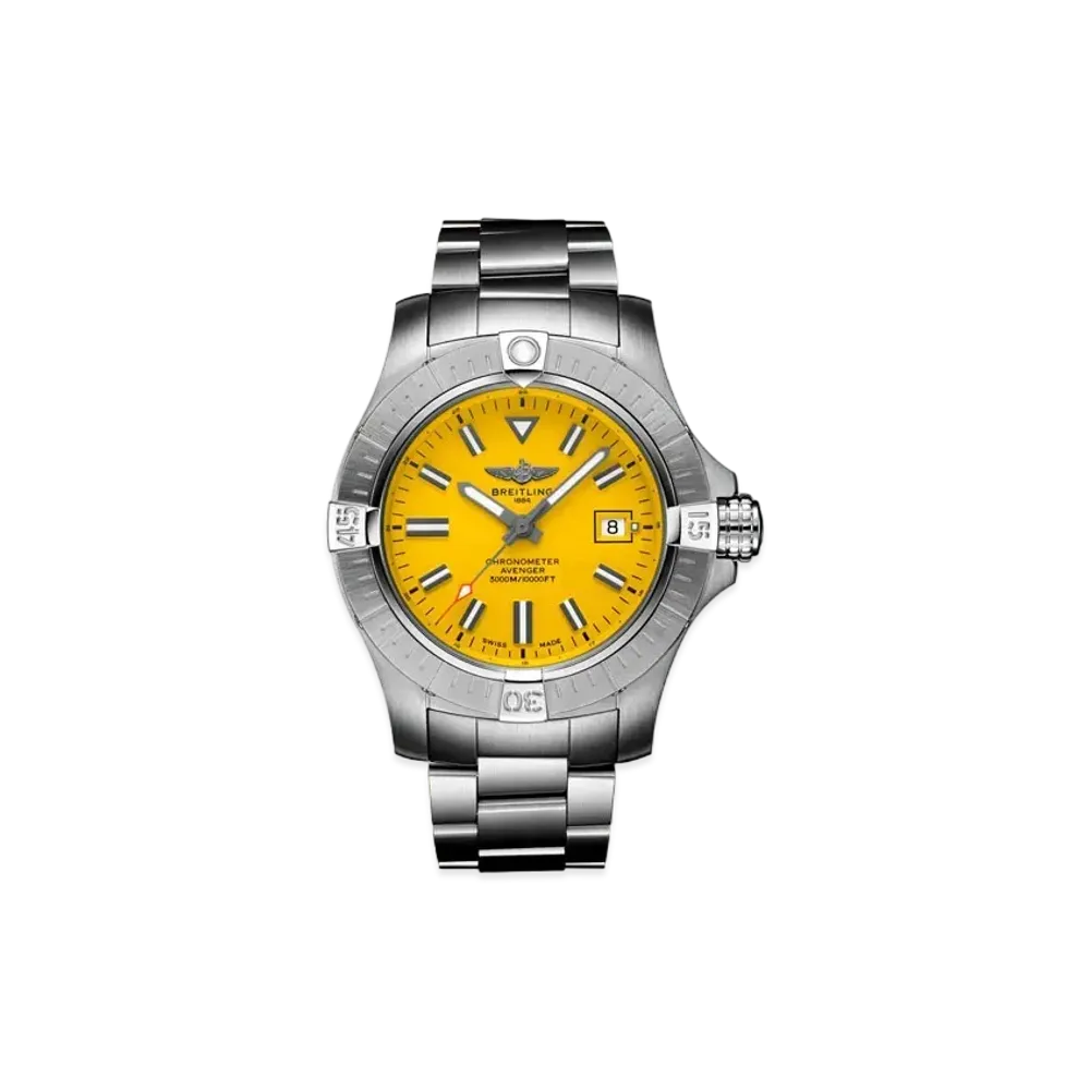 Breitling Avenger Automatic 45 Seawolf "Yellow/Stainless Steel"