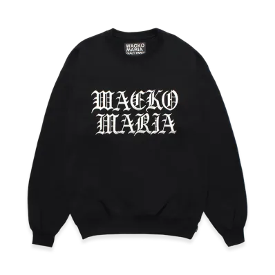 WACKO MARIA Heavy Weight Sweat Shirt "Black"