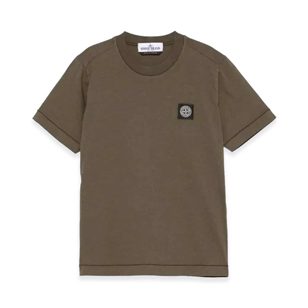 Stone Island Kids T-Shirt with Logo "Green"