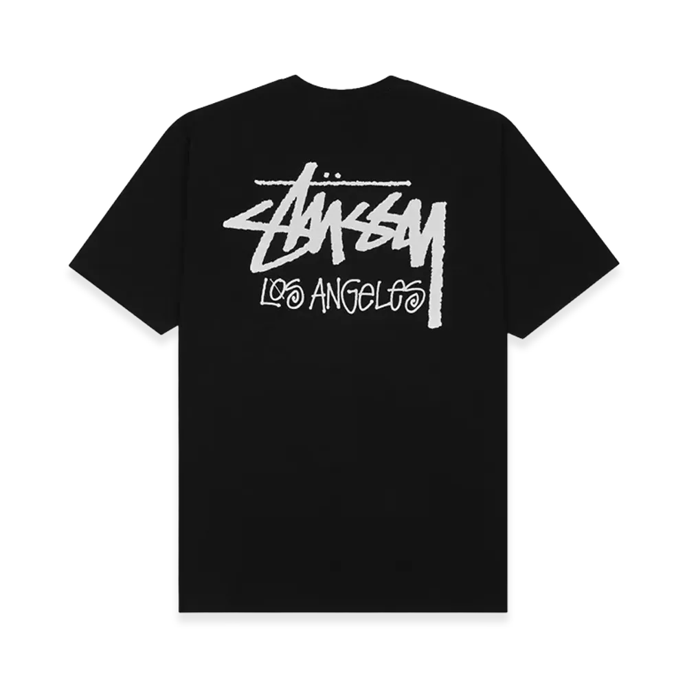 Stussy Stock Los Angeles Tee "Black"