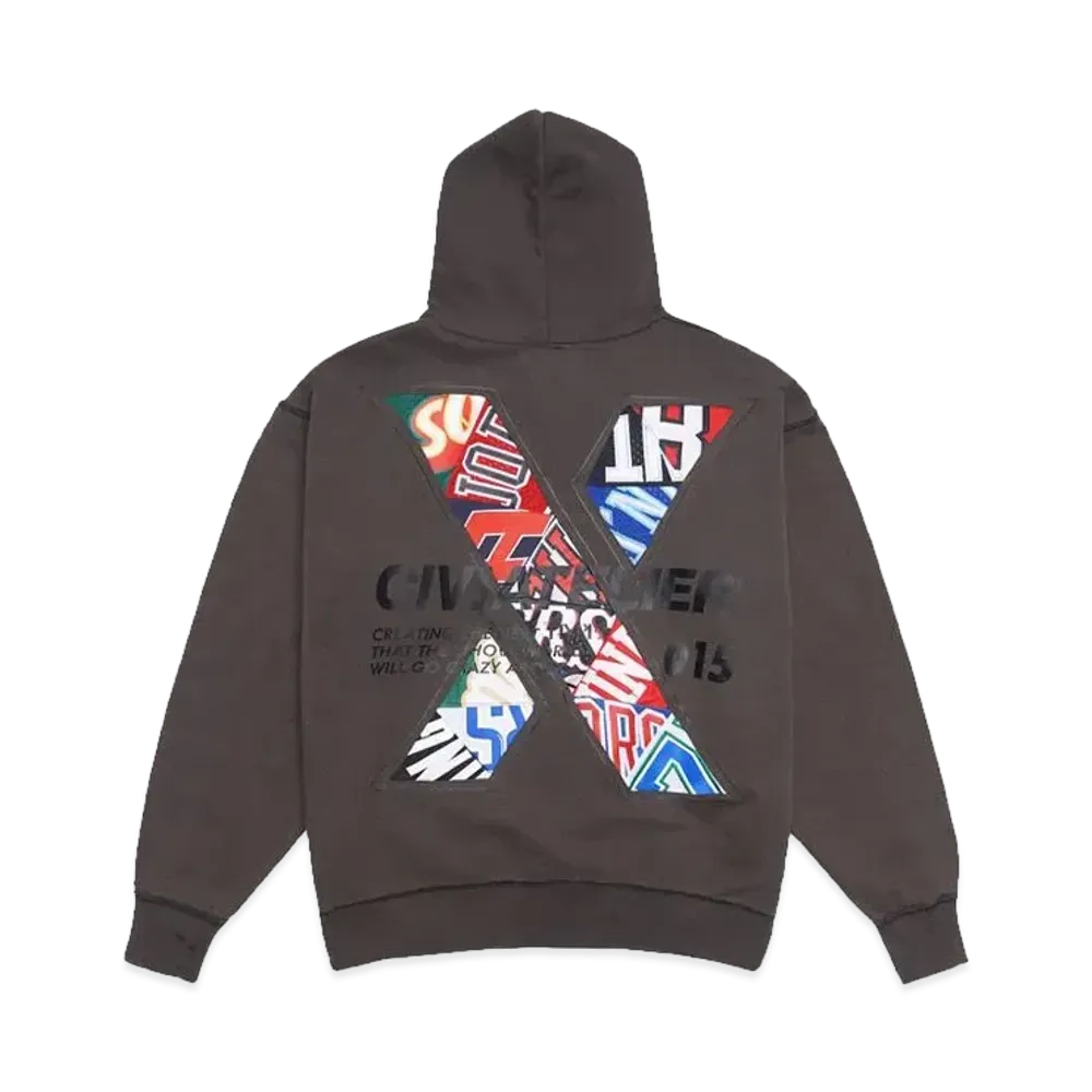SNKRDUNK x SNKRDUNK CIVIATELIER 10TH ANNIVERSARY CHOICE IS YOURS NBA REMAKE HOODIE #015 "BLACK"