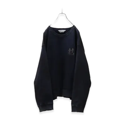 ANCELLM Bridge Sweat Shirt "Navy"