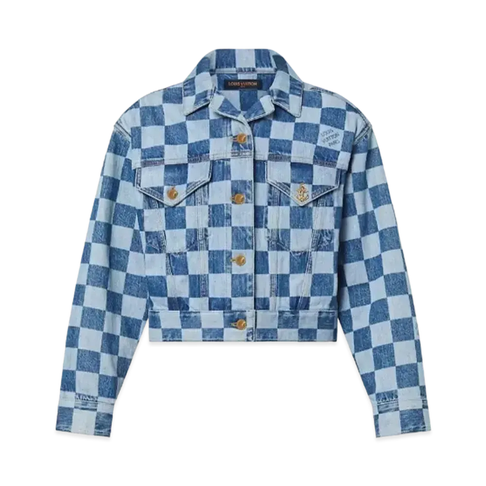 Louis Vuitton Damier Denim Jacket "Blue"