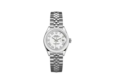 ROLEX Date-Just 28 White Dial 279160