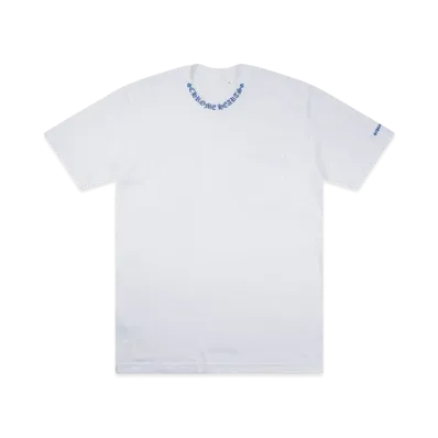 Chrome Hearts Neck Logo S/S T-Shirt "White/Blue"