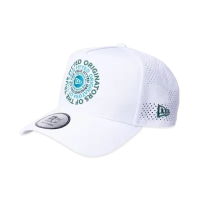 NEW ERA Golf 9Forty A-Frame Laser Perforated Circle OOTTF "White"