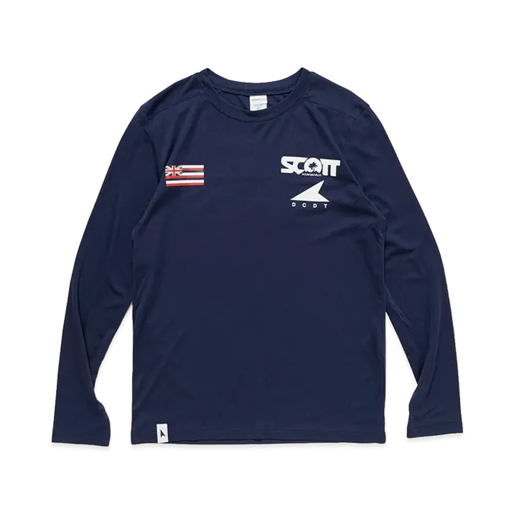 Ron Herman x DESCENDANT x Scott Hawaii Kids Fluke Up Rushguard LS "Navy"