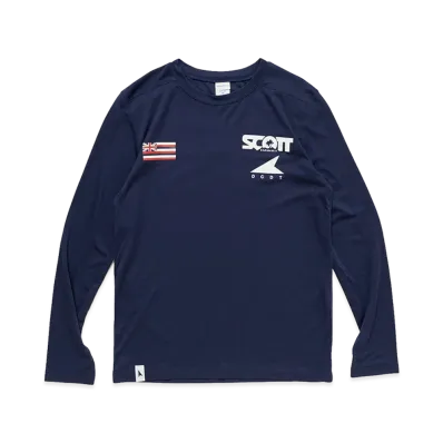 Ron Herman x DESCENDANT x Scott Hawaii Kids Fluke Up Rushguard LS "Navy"