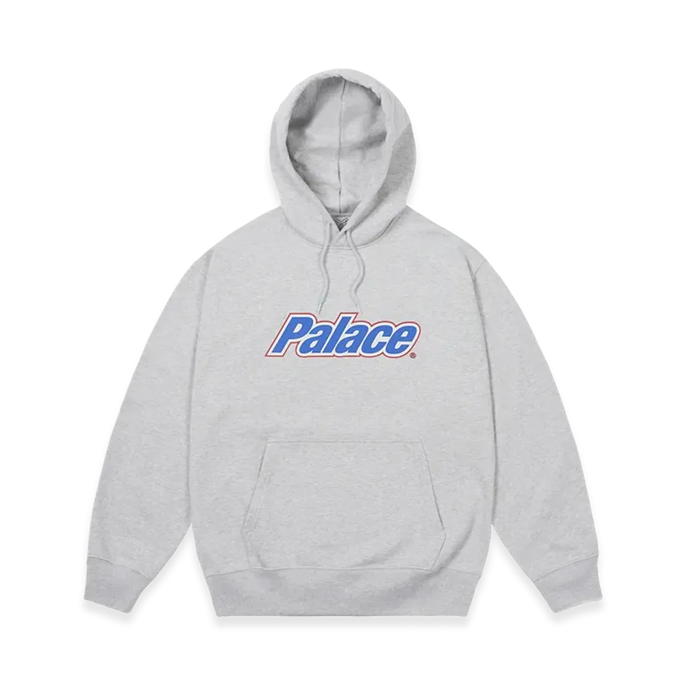 PALACE Font Hood "Grey Marl"