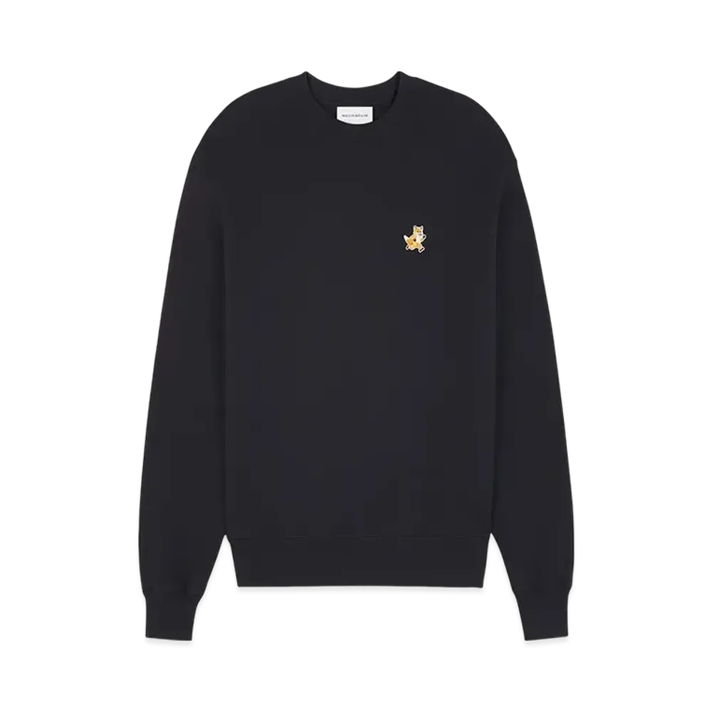 Maison Kitsune Speedy Fox Patch Comfort Sweatshirt "Black"