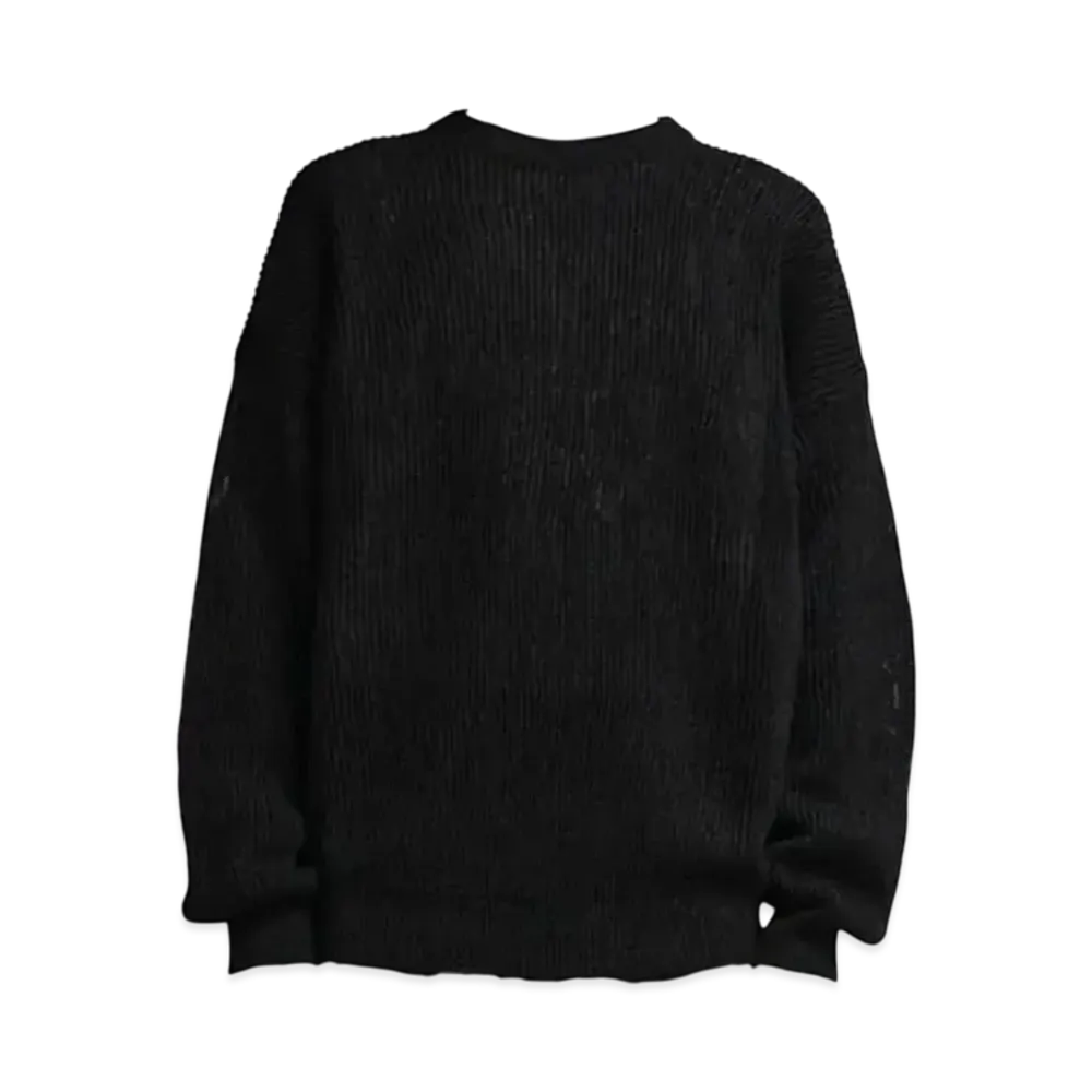 Graphpaper Washi Paper Dropshoulder Sweater "Black"