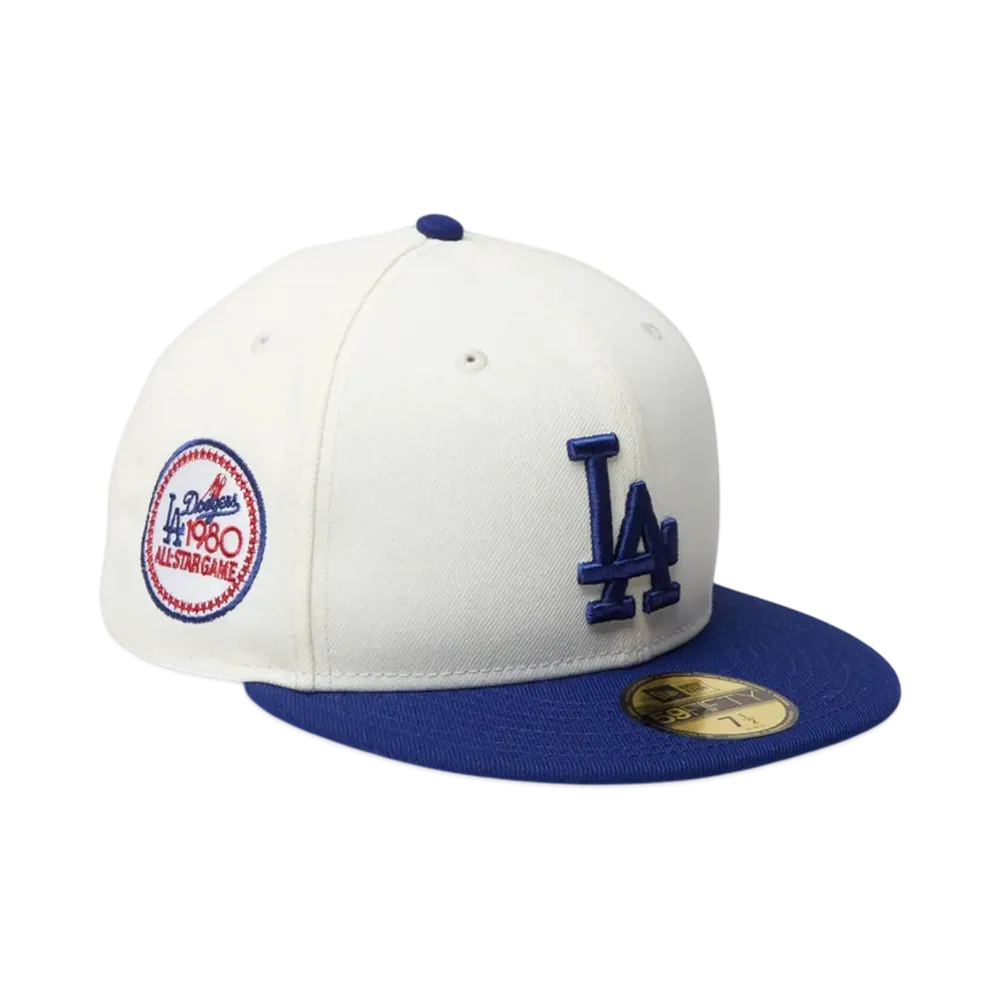 NEW ERA 59Fifty MLB Cooperstown 2-Tone Los Angeles Dodgers "Chrome/Dark Royal"