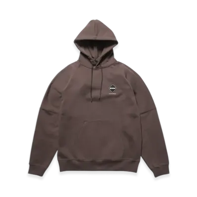 F.C.Real Bristol Big Logo Baggy Sweat Hoodie "Brown"