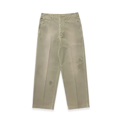 visvim EX Wide Chino Pants Crash "LT.Green"