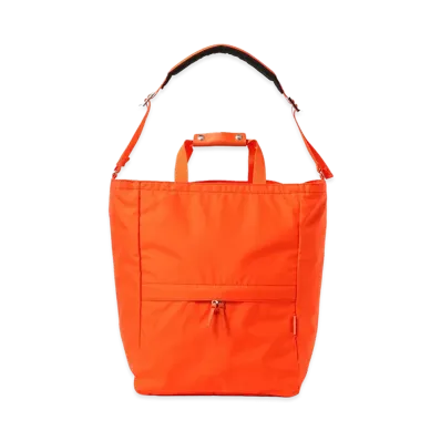 BEAMS PLUS x STANDARD SUPPLY 2-Way Zip Tote "Beams Orange"