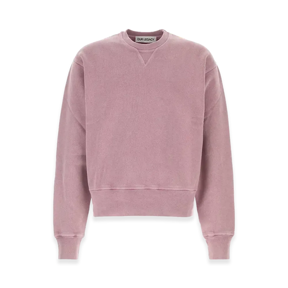 OUR LEGACY Cotton Sweatshirt "Antiqued Pink"