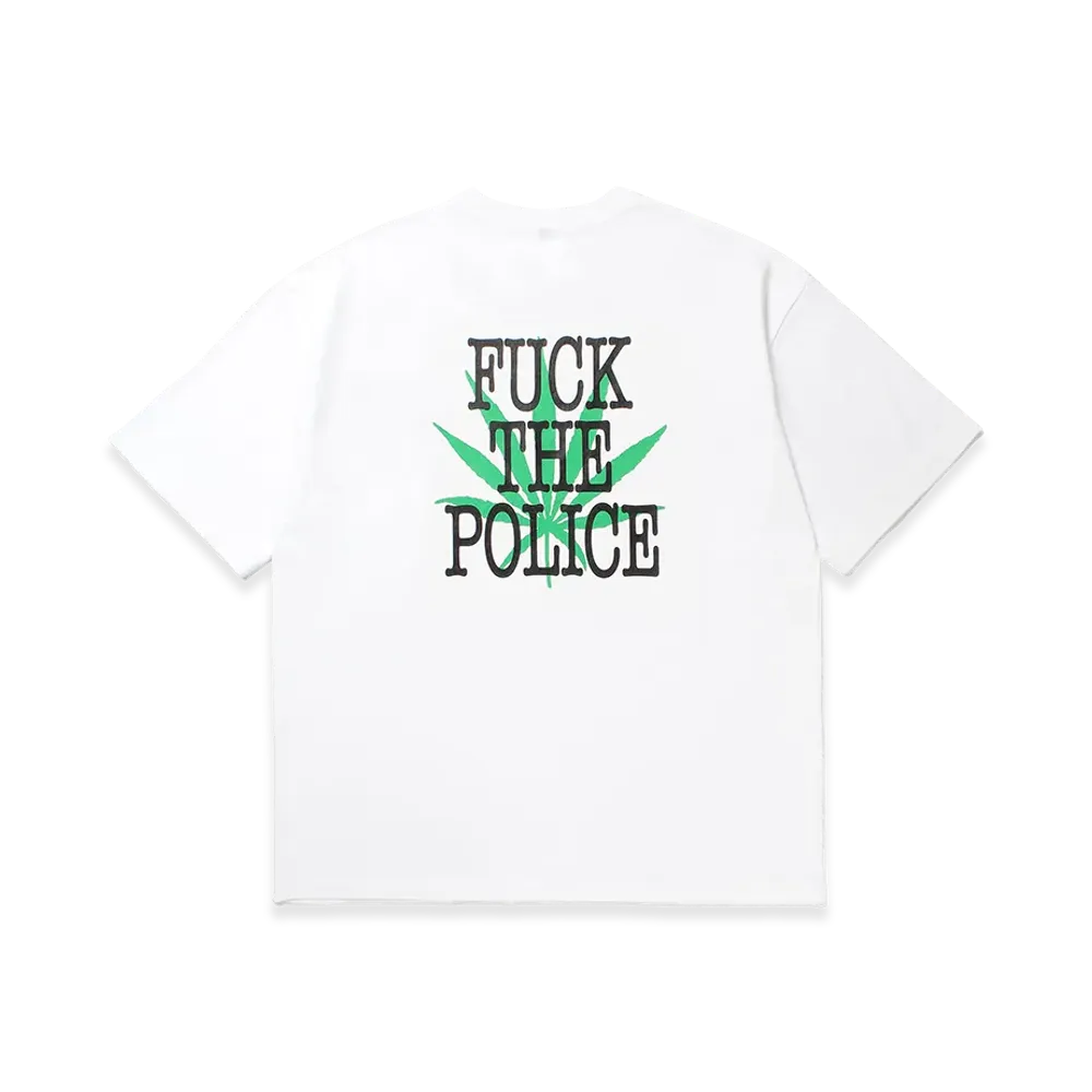 APHRODITEGANG x BUDSPOOL FTP TCS Mini Patch S/S Tee "White"