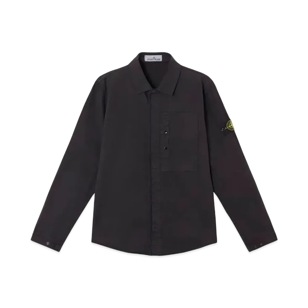 Stone Island 1200033 Supima Cotton Twill Stretch-TC "Black"