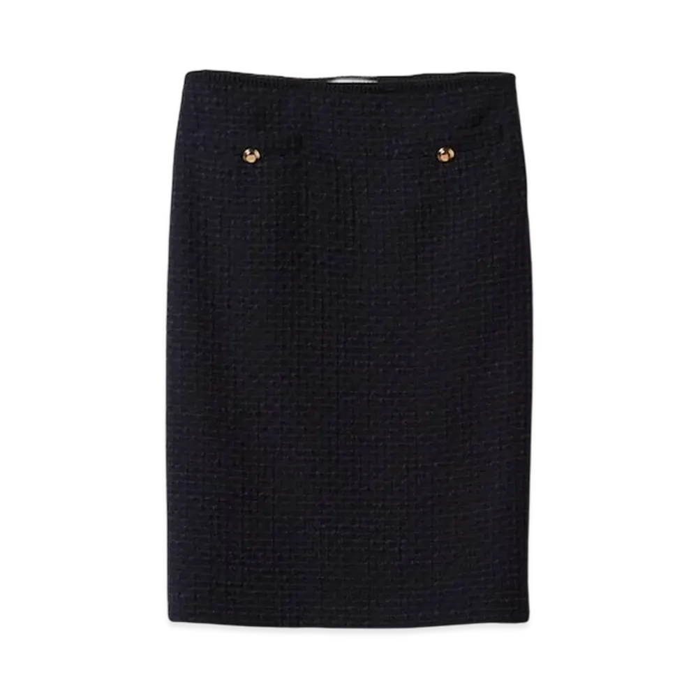MIU MIU Women's Tweed Skirt "Navy"