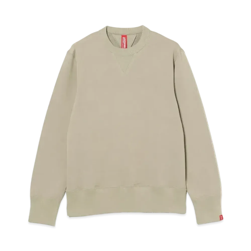 BEAMS JAPAN x LOOPWHEELER Hanging Fleece Sweatshirt "Cement"