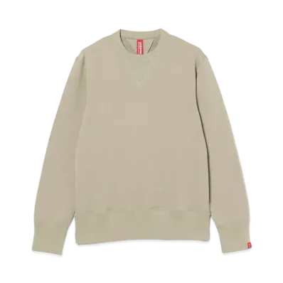 BEAMS JAPAN x LOOPWHEELER Hanging Fleece Sweatshirt "Cement"
