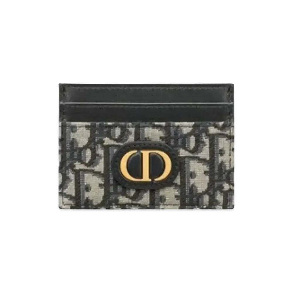 Dior Montenyu Five Grid Card Holder "Blue"