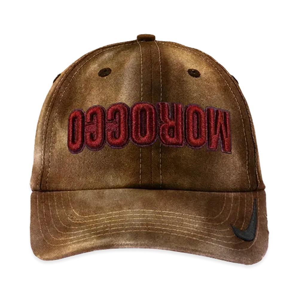 Travis Scott Cactus Jack x Nike Morocco Distressed Total 90 Hat "Brown"