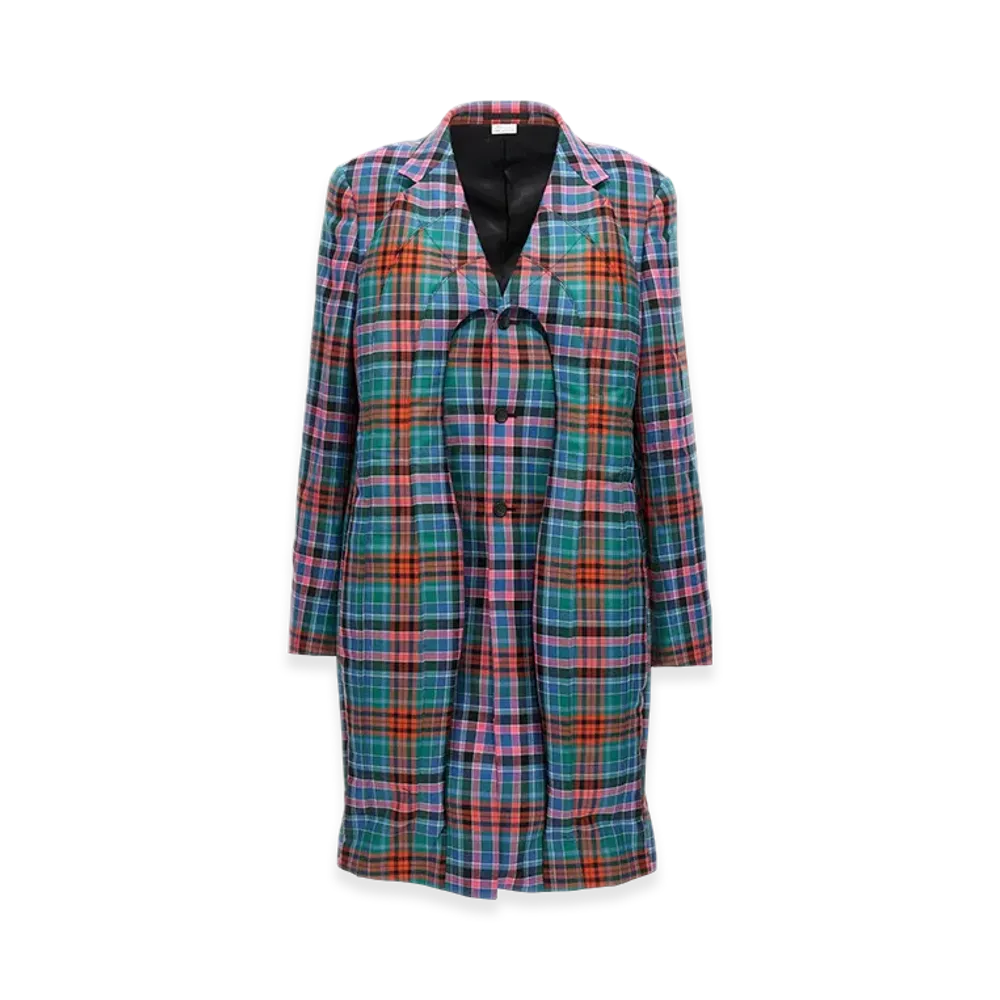 COMME des GARCONS HOMME PLUS Check Coat "Multi"