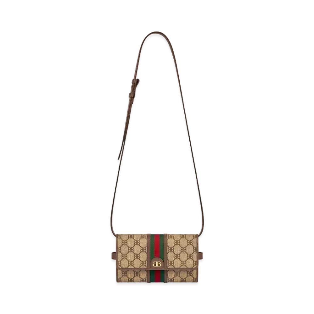 GUCCI x BALENCIAGA The Hacker Mini Bag Coating Canvas "Beige"
