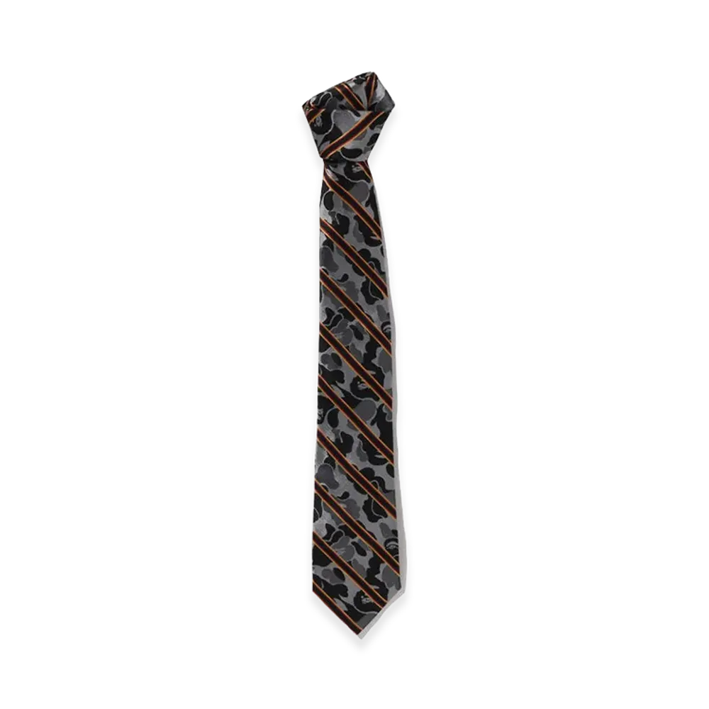 A BATHING APE Mr. BATHING APE Jacquard Tie "Black"