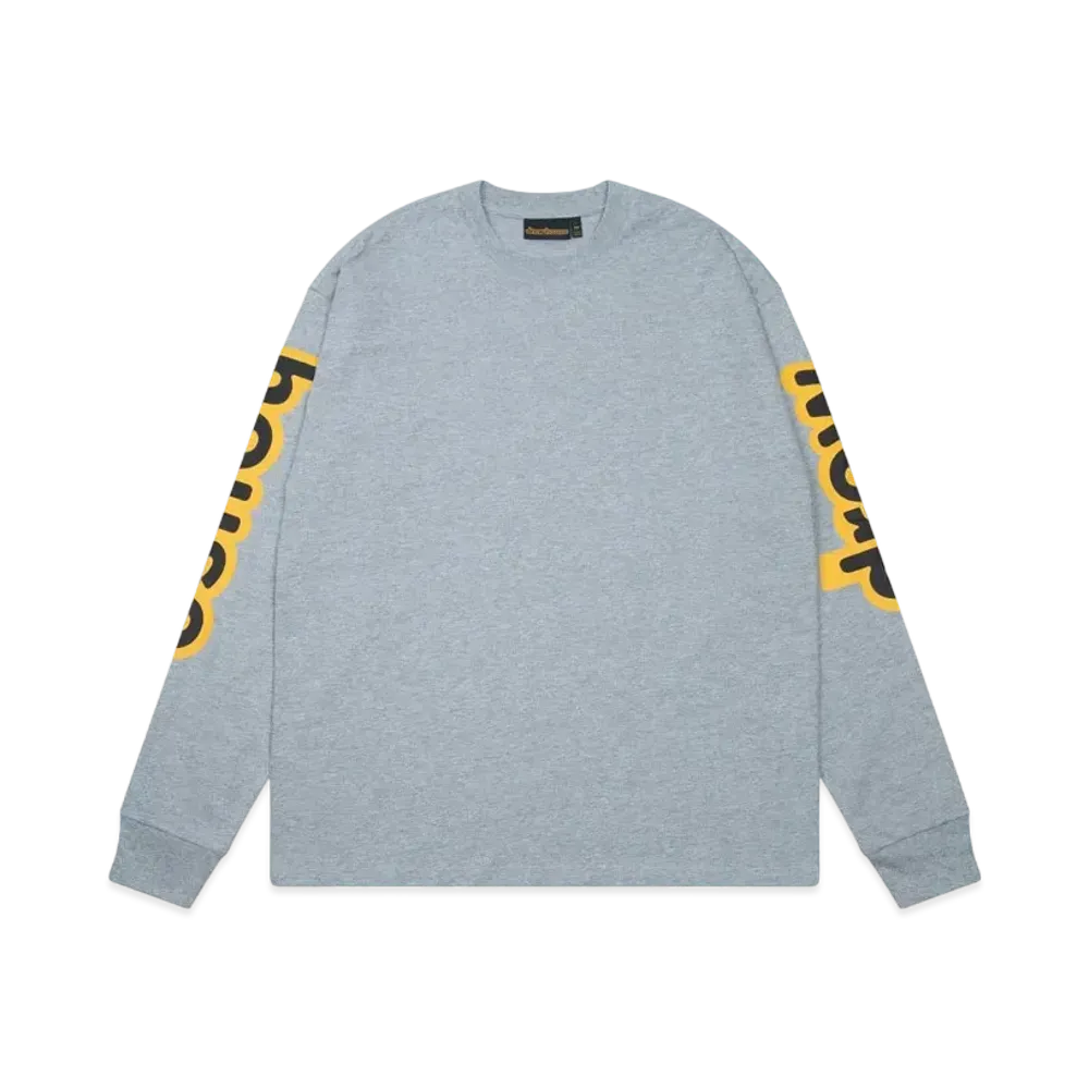 drew house drew house ls hug tee "Heather Grey"