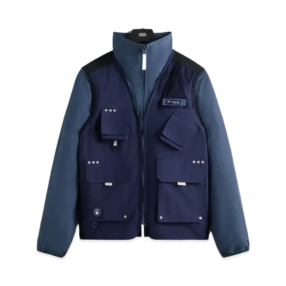 Kith x Columbia PFG Skeena Falls Jacket "Extreme Midnight"