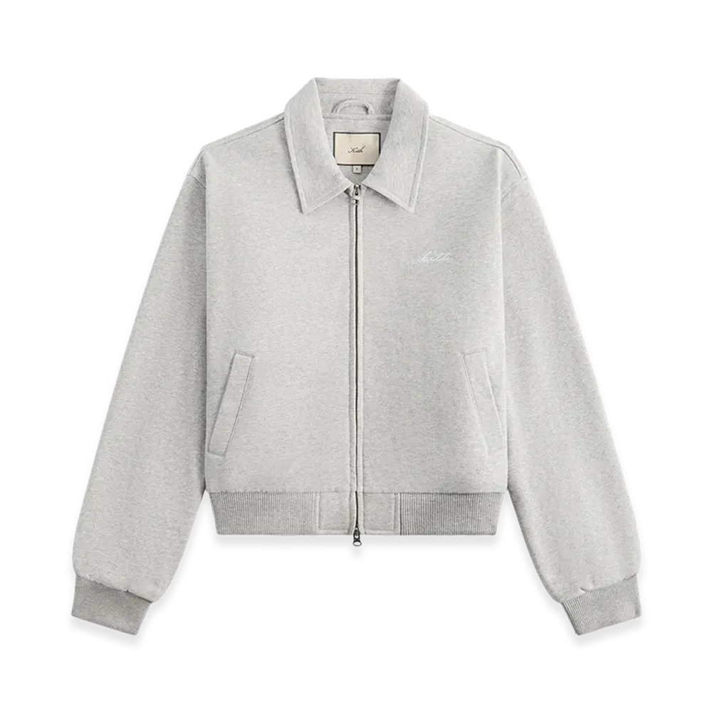 Kith Women's Brisa III Fleece Bomber Jacket "Cool Heather Grey"