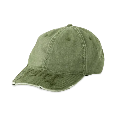 X-Girl Women's Gothic Logo 6Panel Cap "Olive"