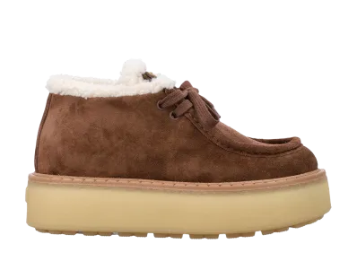 PRADA Women's Flat Shoes "Brown"