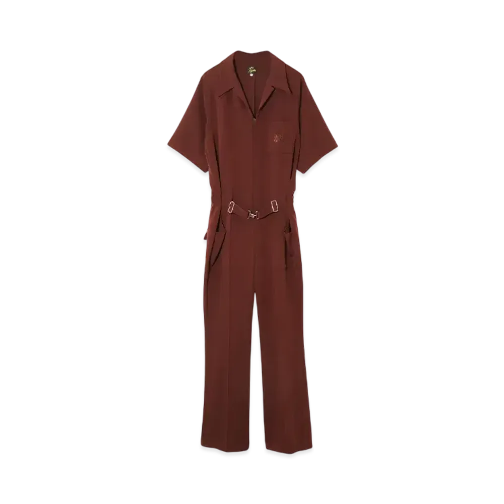 NEEDLES Jumpsuit - Poly Light Double Cloth "Brown"