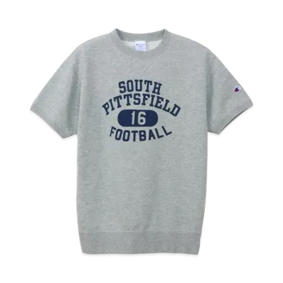Champion Large Size Short Sleeve Crew Neck Sweatshirt 25SS "Oxford Gray"