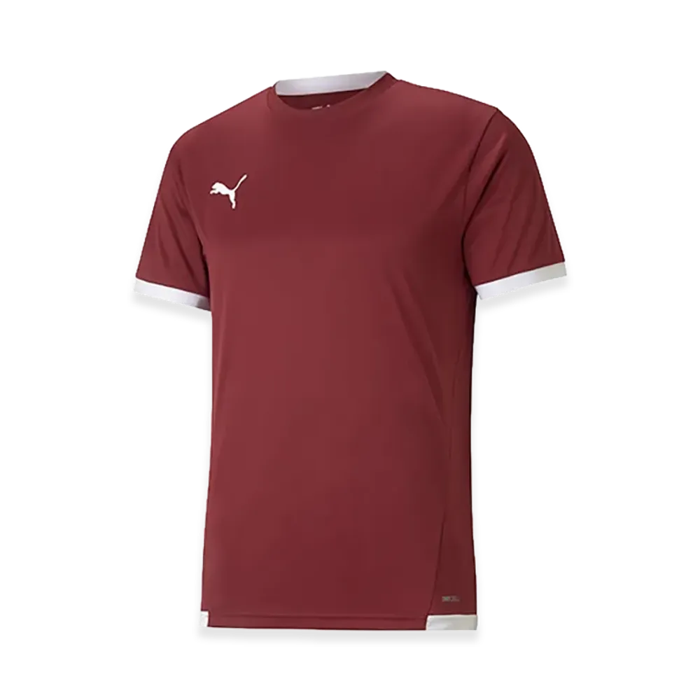 PUMA teamLIGA Match Shirt "Cordovan/Puma White"