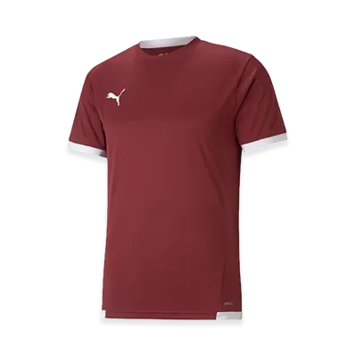 PUMA teamLIGA Match Shirt "Cordovan/Puma White"