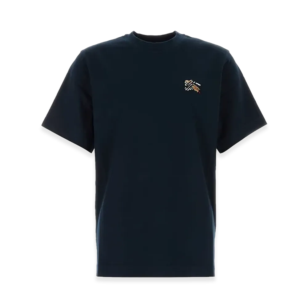 Burberry Cotton T-Shirt "Midnight Blue"
